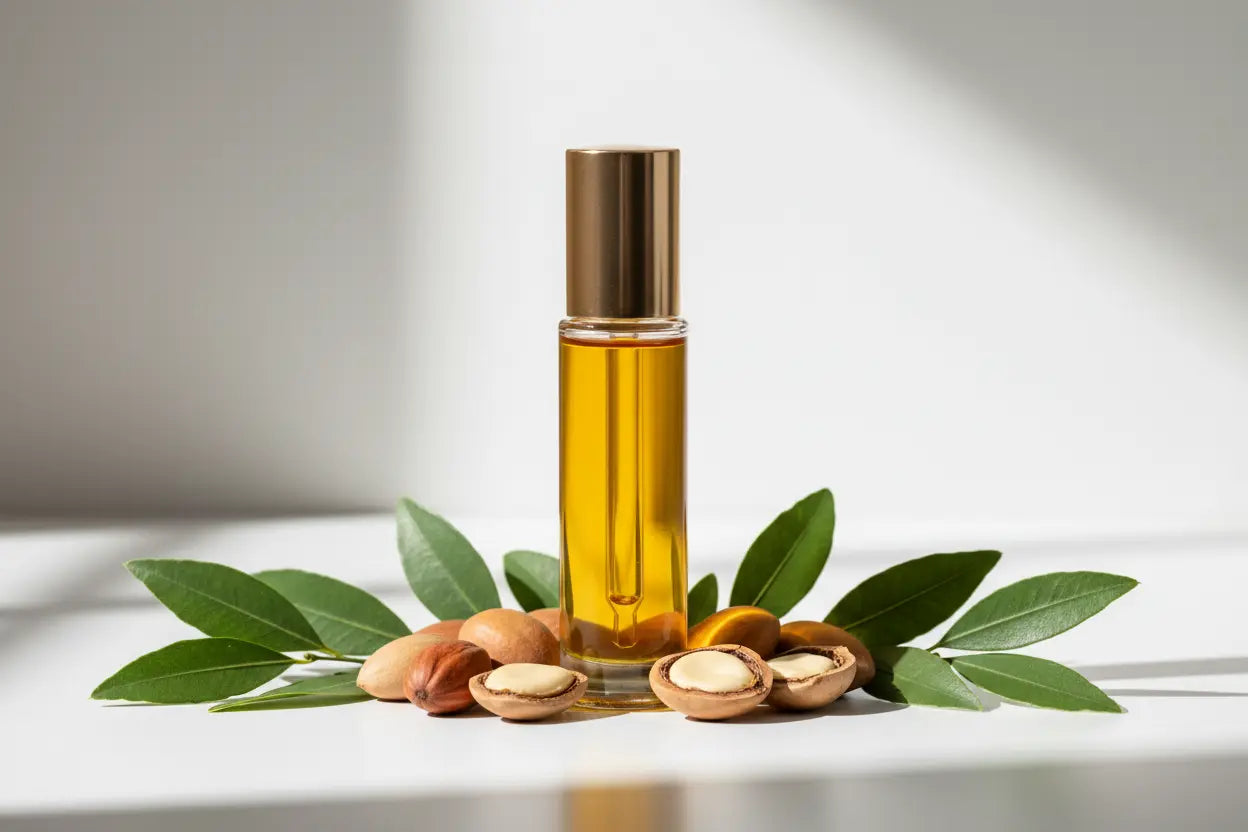 Huile-d-argan-visage-avant-après-bienfaits-anti-âge-visibles-et-prouvés Sinati Paris