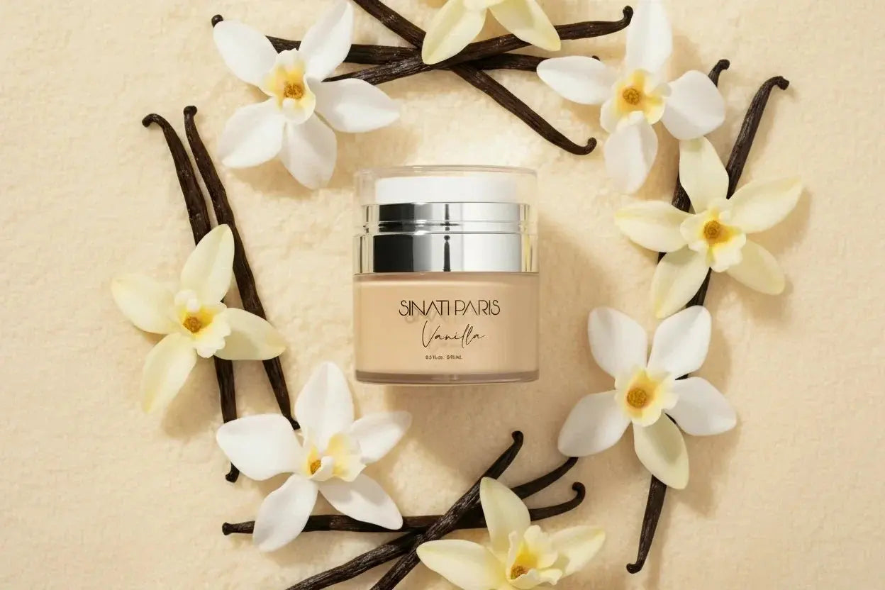 Musc-tahara-vanille-7-bienfaits-essentiels-pour-la-peau-et-l-hygiène Sinati Paris