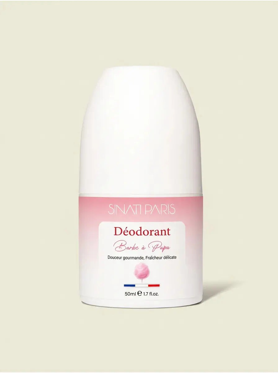 Déodorant Barbe à Papa Naturel - Roll-On Sinati Paris