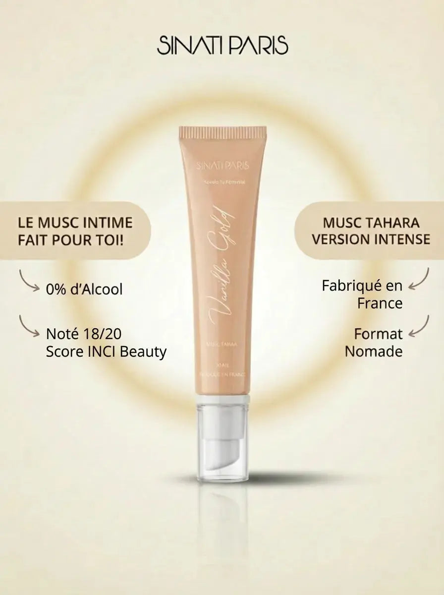 Musc Tahara Vanille - Gel Onctueux et Intense - Tube 20ml Sinati Paris