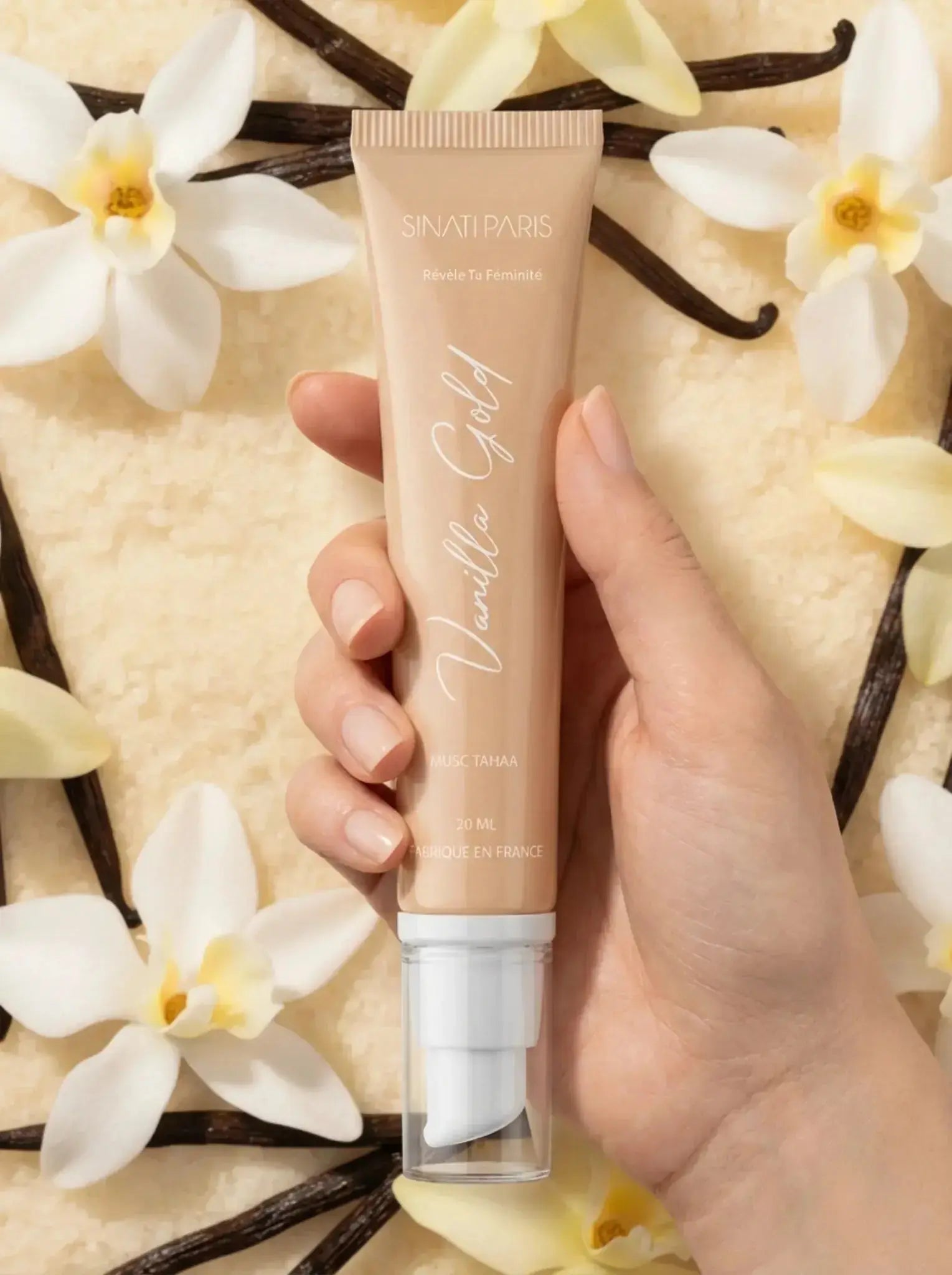 Musc Tahara Vanille - Texture Onctueuse Intense - Tube 20ml - Sinati Paris